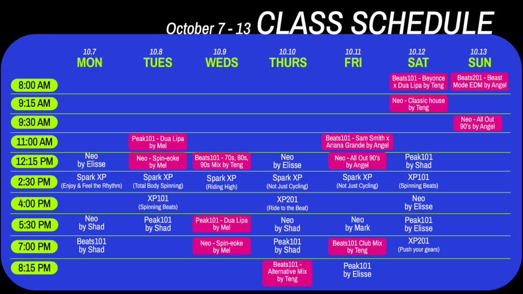 class-schedule-spin101